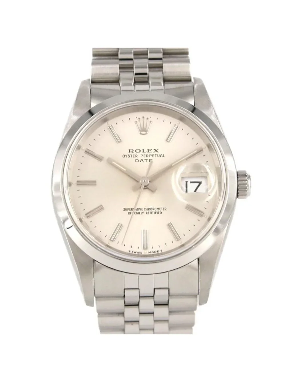 Rolex Oyster Perpetual Date 5 SS Automatic Winding Number Watch